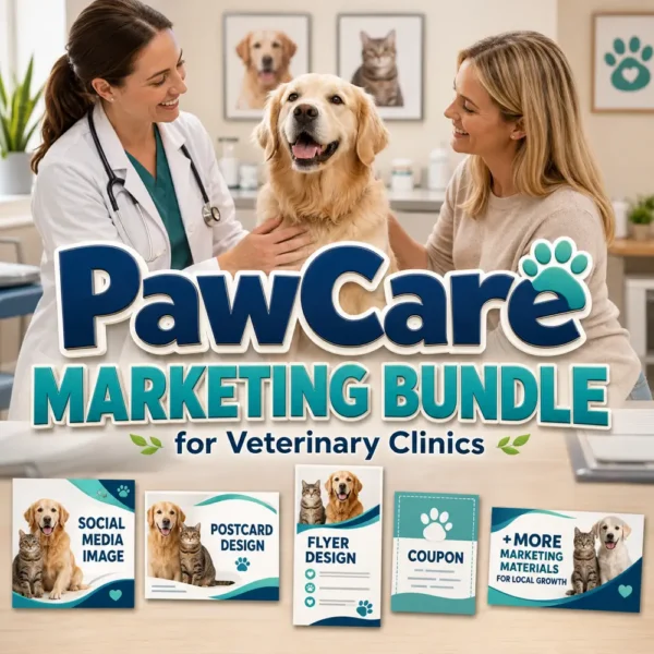 PawCare Marketing Bundle for Veterinary Clinics