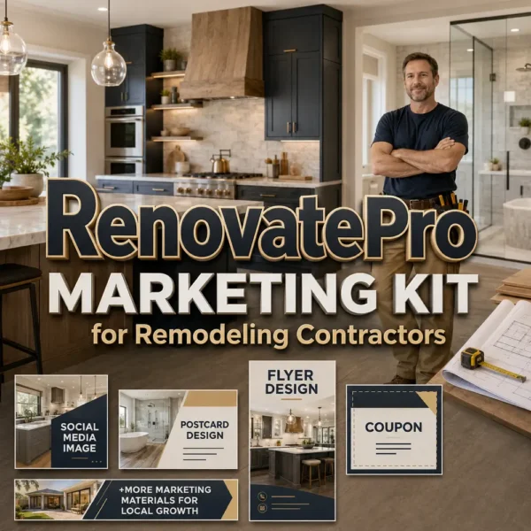 RenovatePro Marketing Kit for Remodeling Contractors