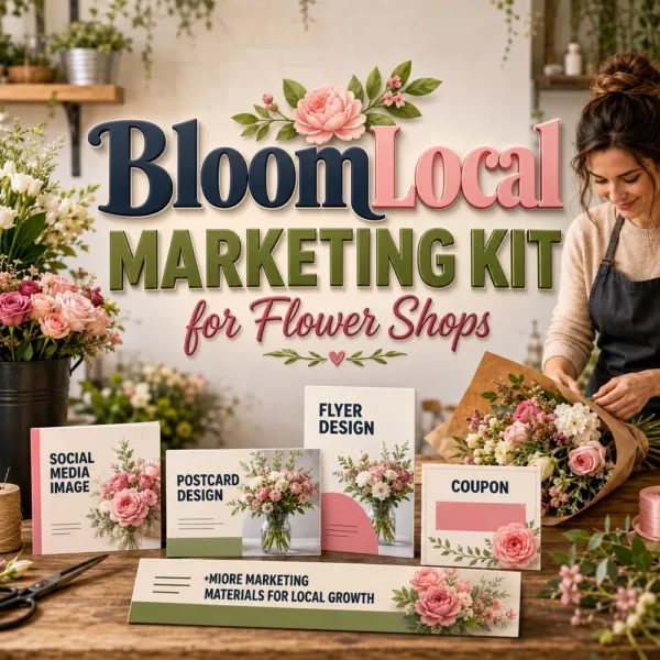 BloomLocal Marketing Kit for Flower Shops